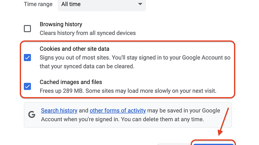 Clear Your Browser Cache